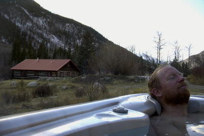 Try relaxing in our hot tub.
