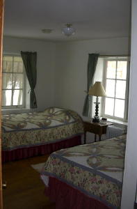 The front bedroom of Beave Lodge enjoys morning sunshine.