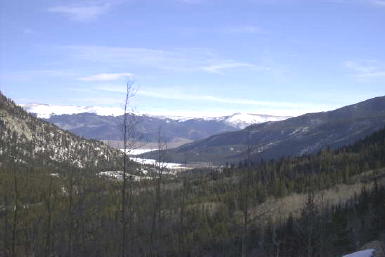 The view to the East